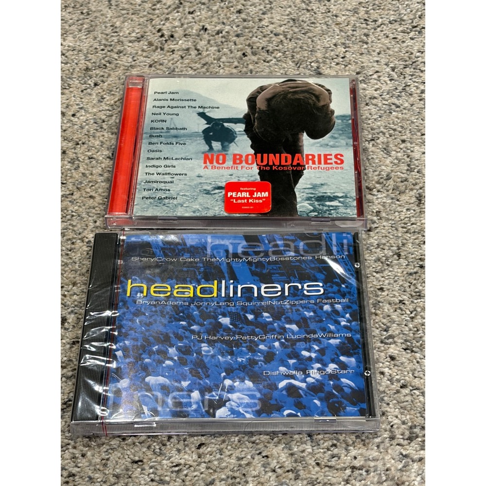 90s Alternative Rock CD Bundle No Boundaries Benefit & Headliners Best Buy Comp